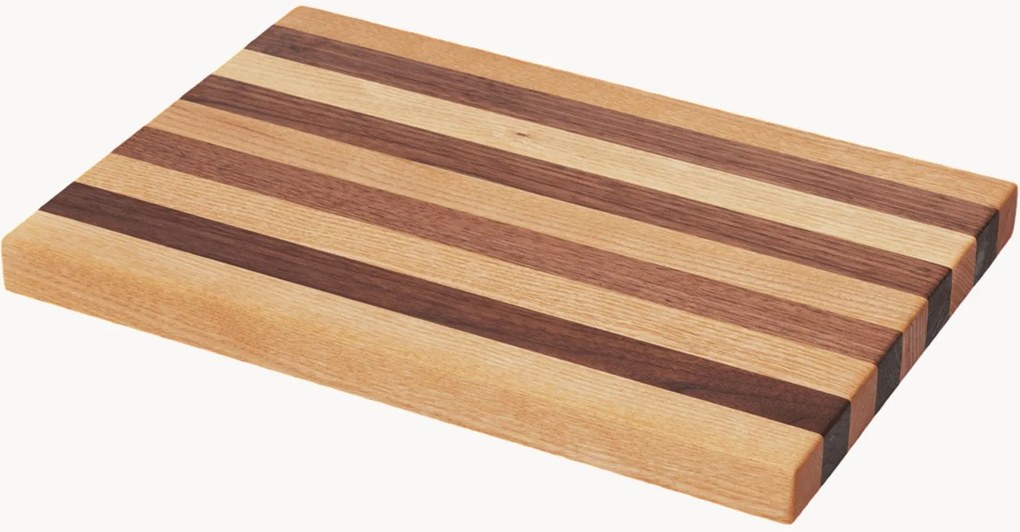 Snijplank Stribe van walnoothout en eikenhout