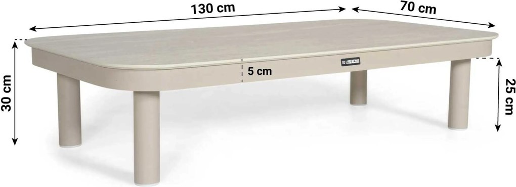 Hoek loungeset 5 personen Rope Zand/Beige  Lifestyle Garden Furniture Solento