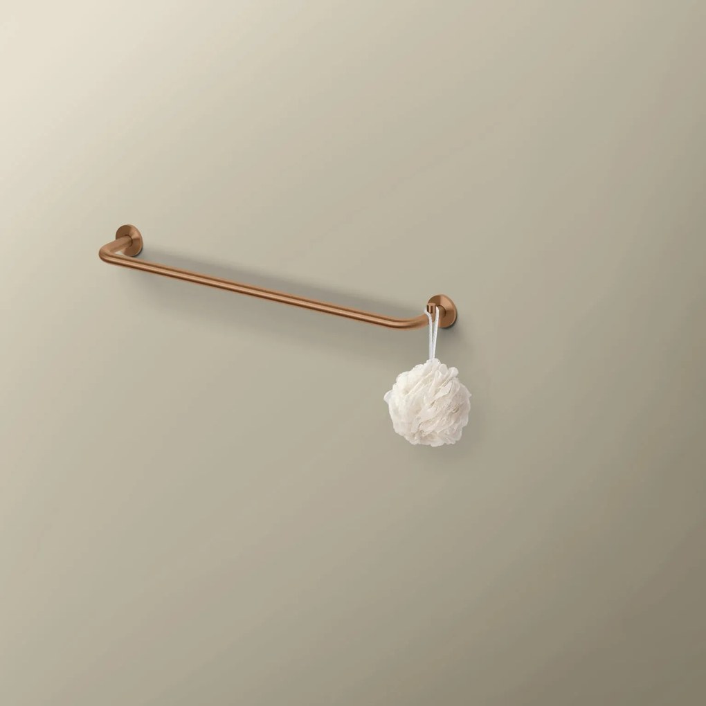 Clou Kaldur handdoekhouder 45cm brons geborsteld