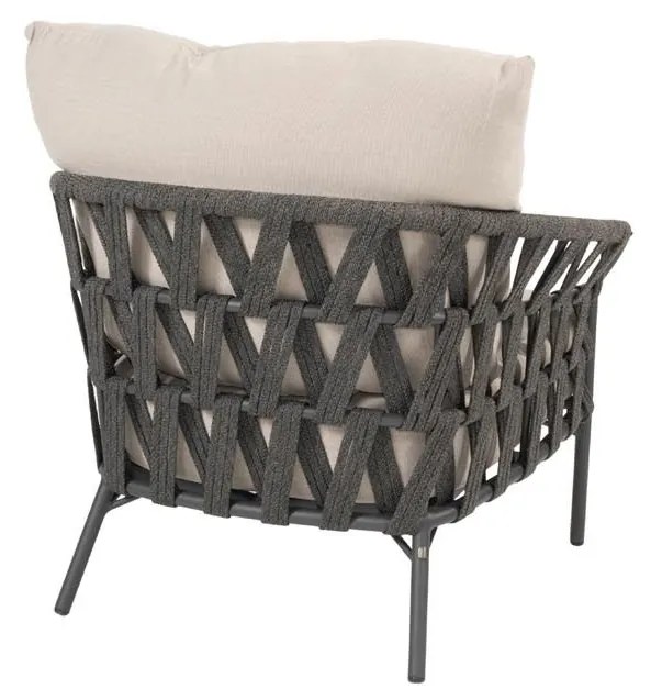 Taste by 4 Seasons Albareto loungeset SALE Loungeset   antraciet weerbestendig