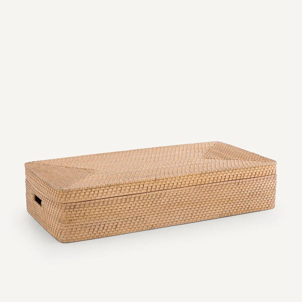 Mand voor onder het bed, in rotan, Lanzi