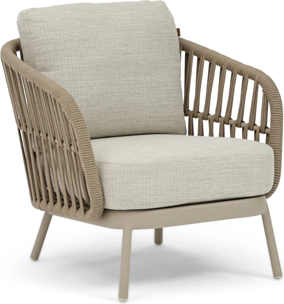 Stoel en Bank Loungeset 5 personen Rope Zand/Beige Coco Elara/Fungo