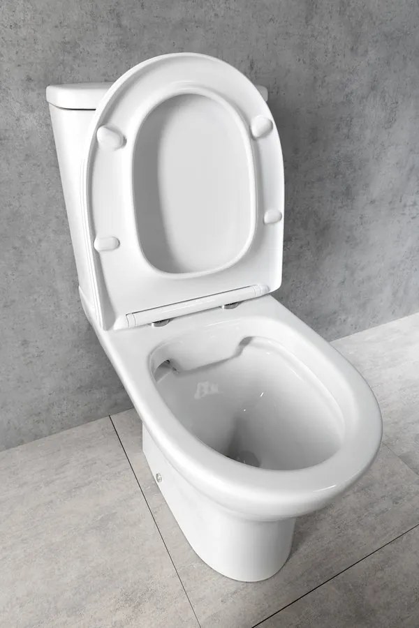 Bruckner Dario randloos staand toilet 38.5x63x80cm wit