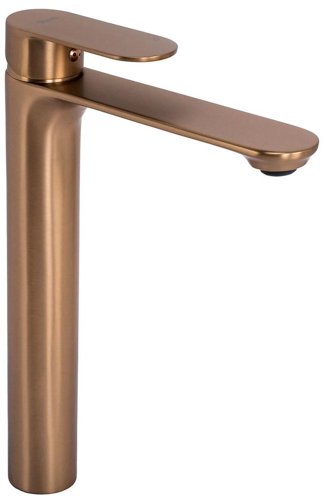 Wastafelkraan Rea Drop Brush Copper High