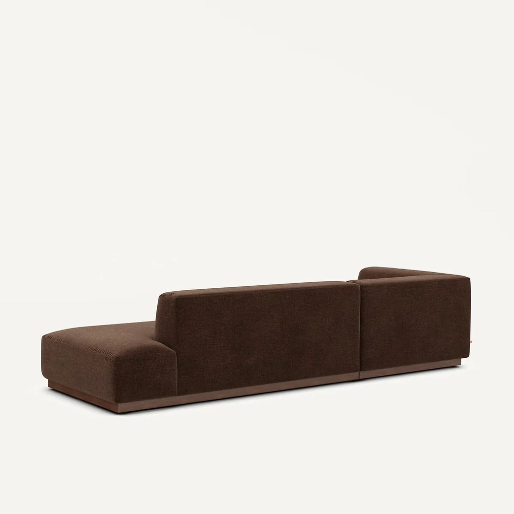 Linker hoekbank XL chenille fluweel, Jacopo