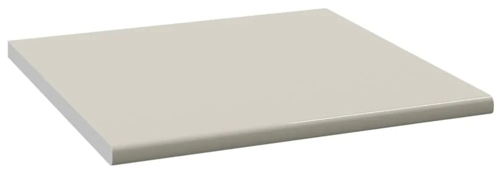 vidaXL Aanrechtblad 60x60x2,8 cm spaanplaat crèmekleurig