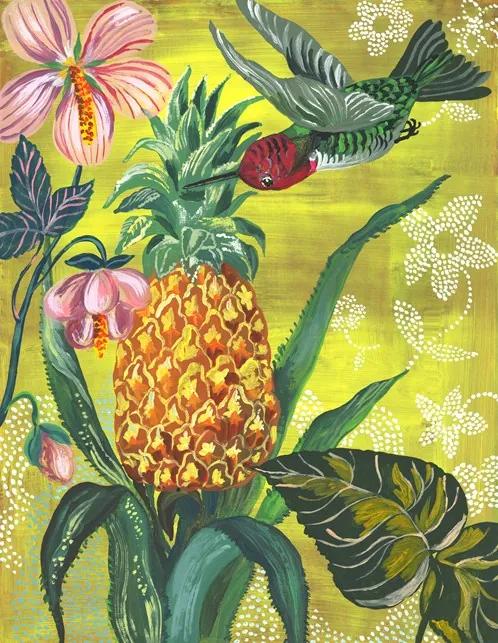 L?Ananas et le Colibri