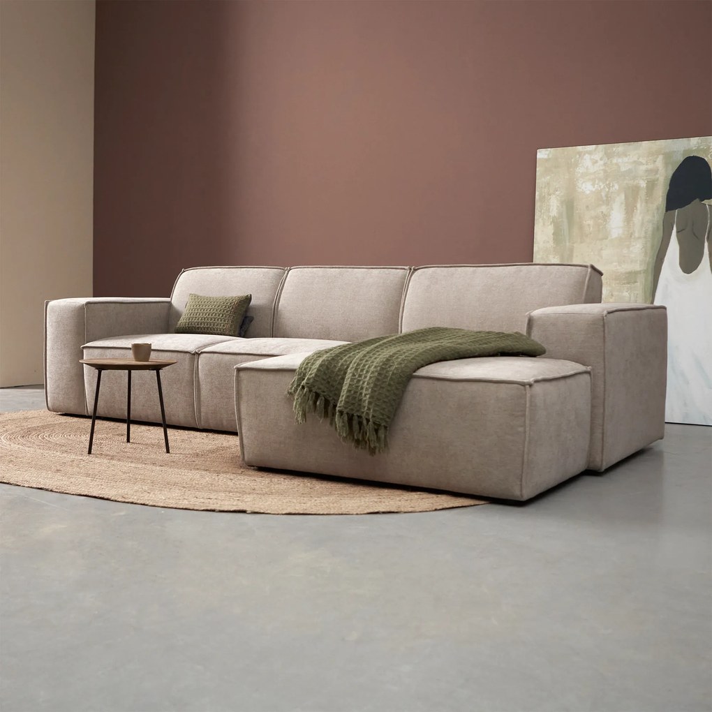 PEPP Interiors Play Beige Bank Met Chaise Longue Rechts Tesla 2003