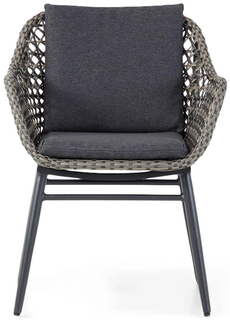 Tuinset 4 personen 160 cm Wicker Taupe Lifestyle Garden Furniture Dolphin/Concept