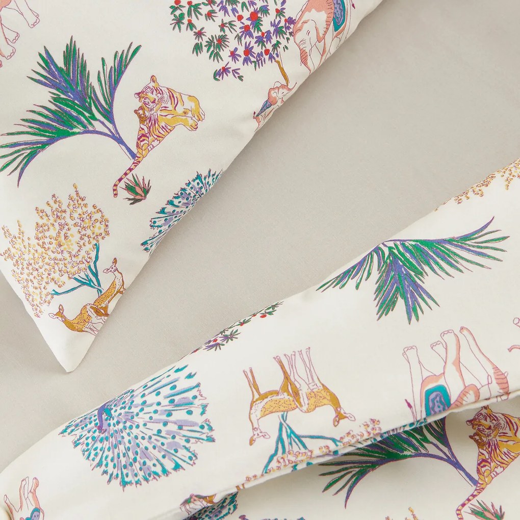 Baby bedset 50% in gerecycled katoen, Jungala
