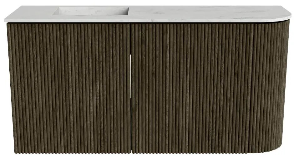 Mondiaz Joya DLux 80cm toiletmeubel ronding rechts shadow met wastafel faye links 1 kraangat opalo