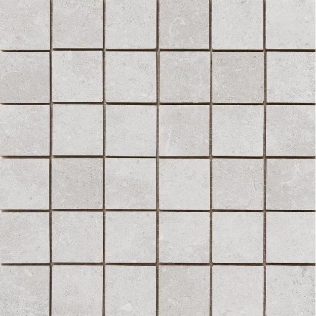 Cifre Ceramica MidTown wand- en vloertegel - 30x30cm - Betonlook - Pearl mozaiek mat (grijs) SW07312604-2