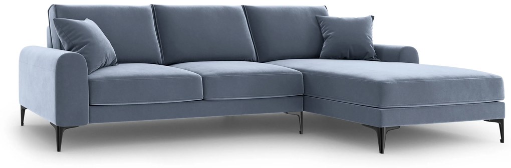 4.5-zitshoekbank Madara rechts velvet | Mazzini Sofas