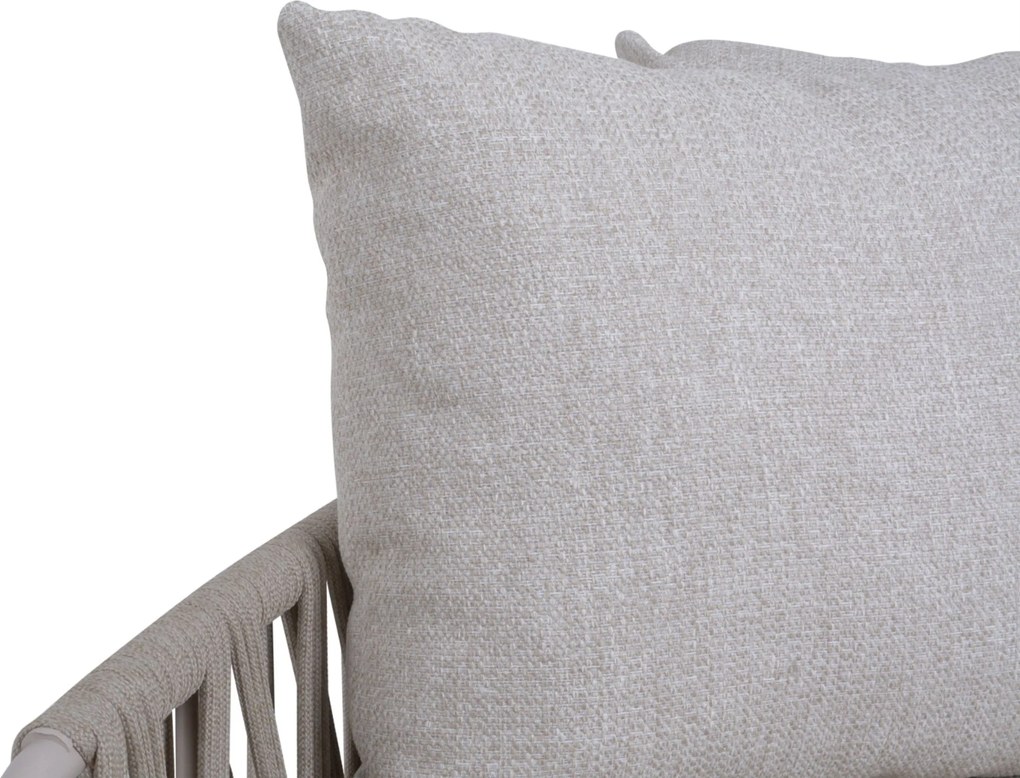 Hoek loungeset 5 personen Rope Taupe  4 Seasons Outdoor Calma/Ronda