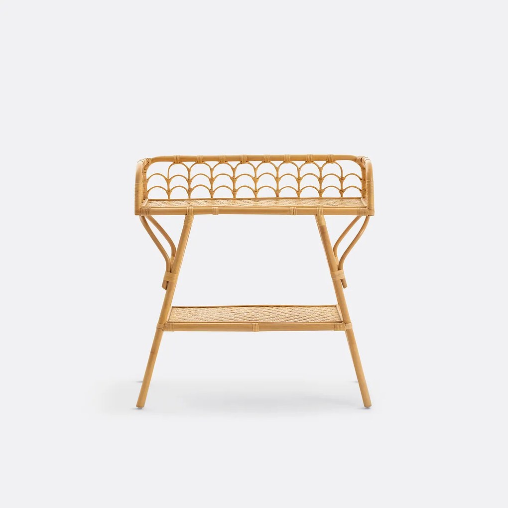 Vintage wandtafel van rotanriet, Malu