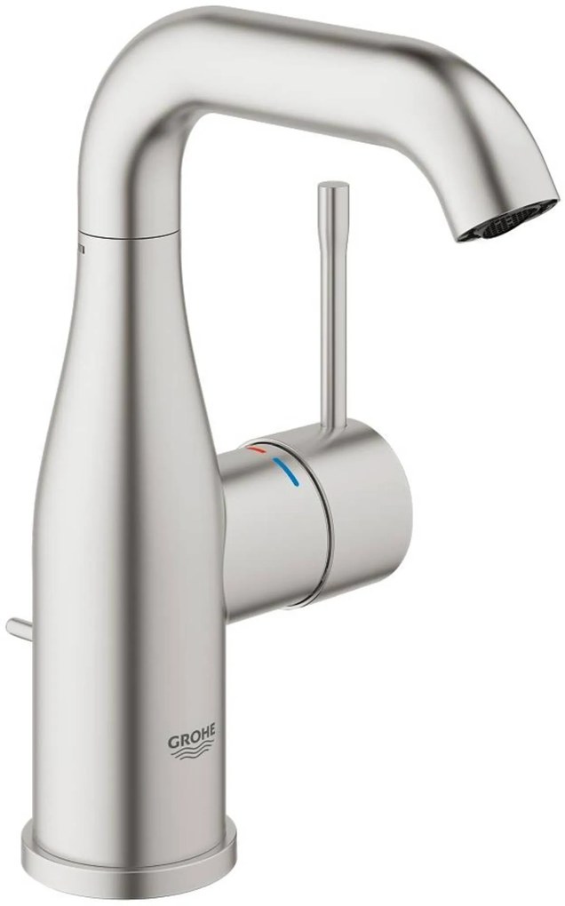 Grohe Essence New 1-gats wastafelmengkraan Supersteel