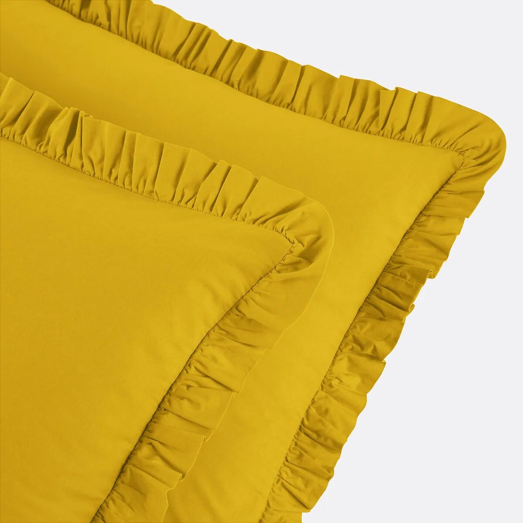 Kussensloop met volant in gewassen katoen, Scenario