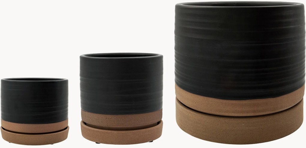 Plantenpotten Astu, 3-delig