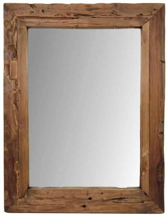 HSM Collection spiegel Tymen - bruin - 90x70 cm - Leen Bakker
