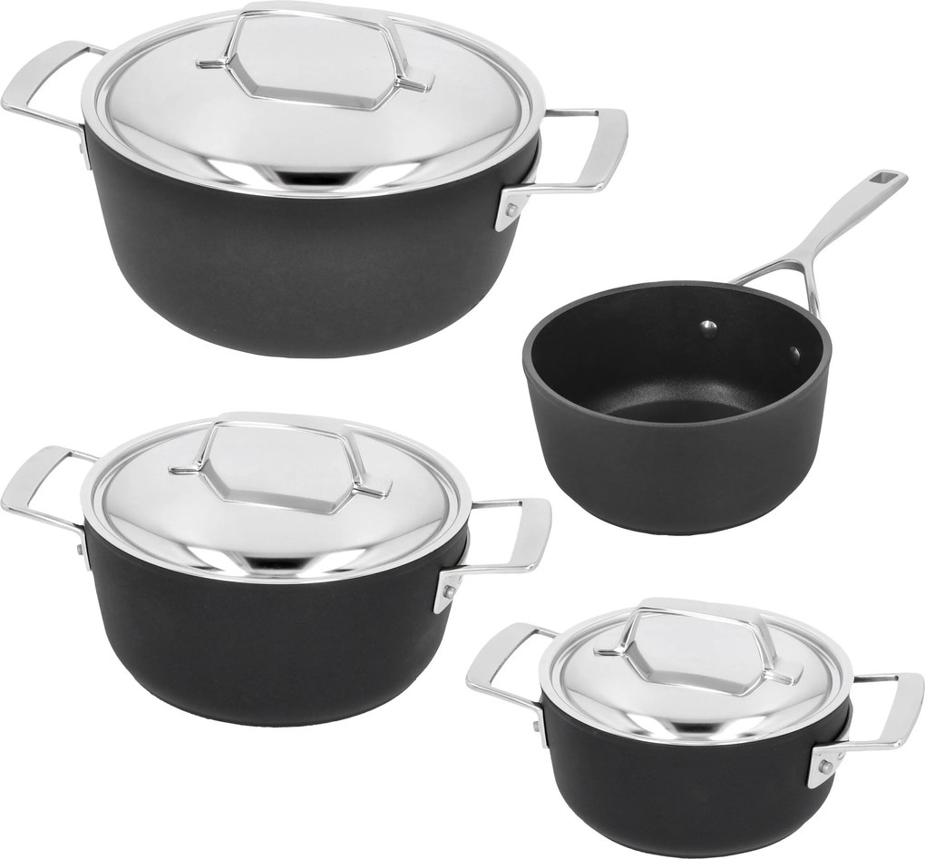 Demeyere Alu Pro 5 Pannenset met steelpan, 4-delig - Alu Pro 5 - Demeyere