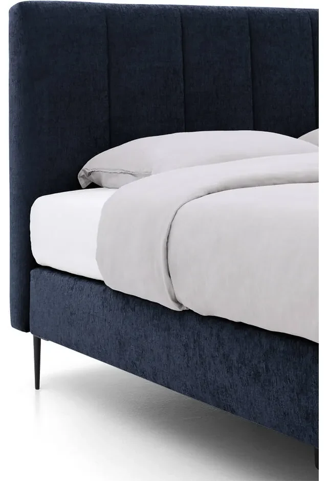 Goossens Boxspring Ease Solid Incl. Matras, Vlak 180 x 210 cm (=2x 90 x 210 cm) met hoofdbord + 2x matras shapes 1