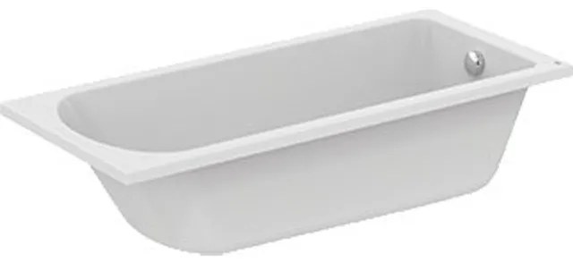 Ideal Standard Hotline new Ligbad 170x75x46.5cm 52cm met gat rechthoek met overloop Kunststof Wit K274601