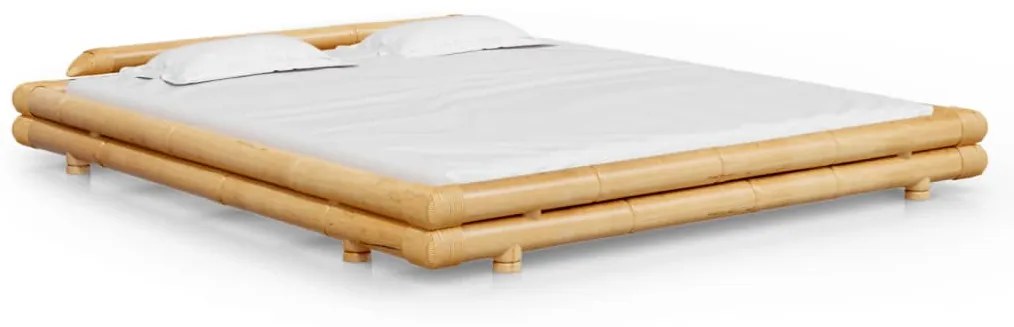 vidaXL Bedframe bamboe 180x200 cm