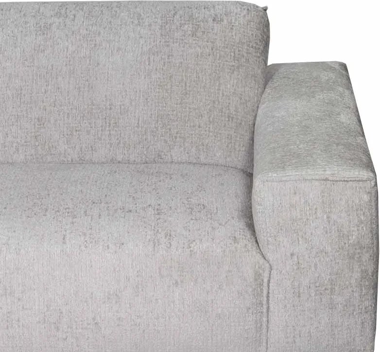 Hoekbank - Höft - links - stof Fusion grijs 149