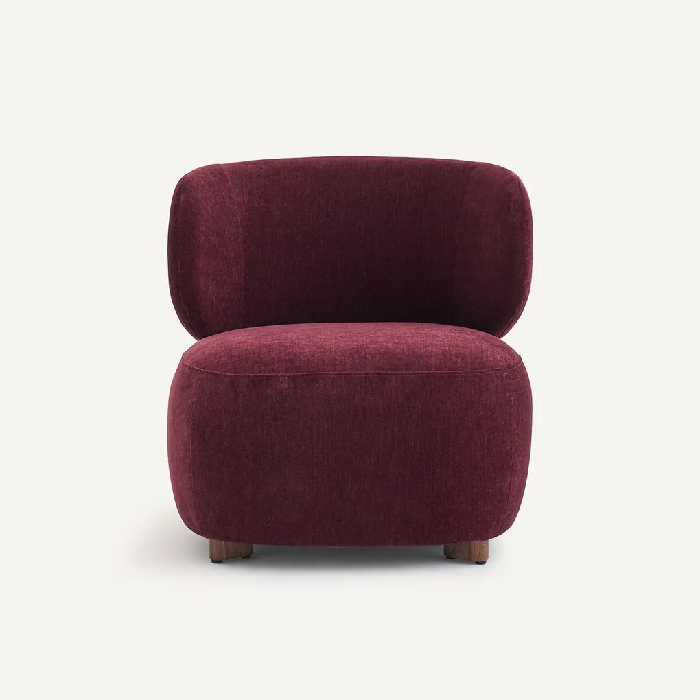 Fluwelen fauteuil, MODALIE, ontwerp Emmanuel Gallina