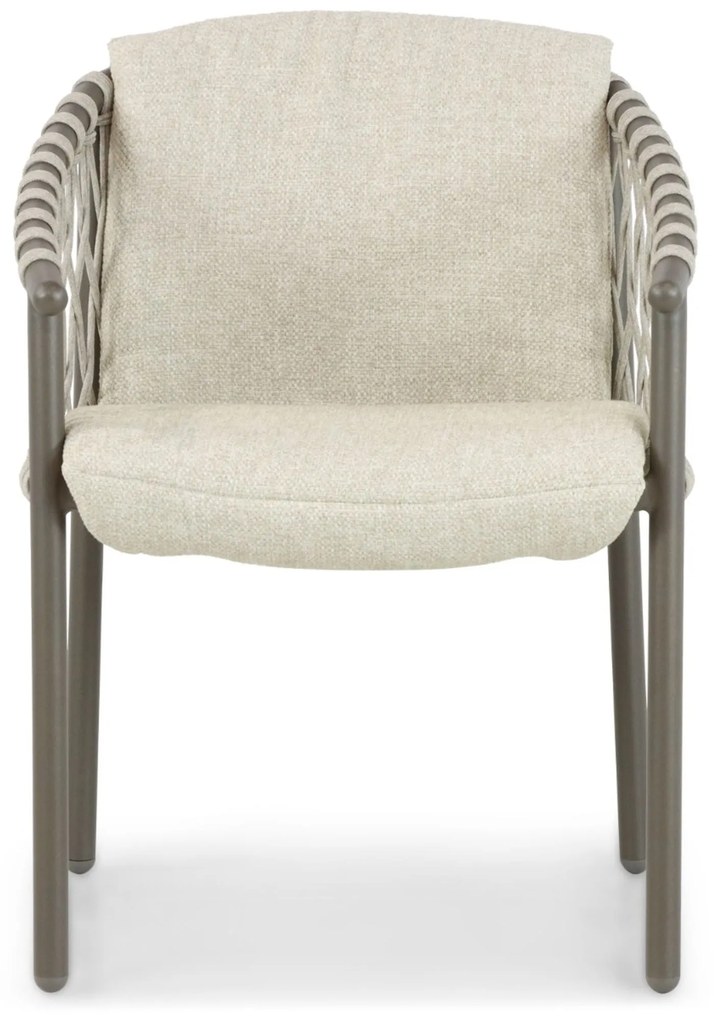 Tuinset 4 personen  Aluminium/rope Taupe 4 Seasons Outdoor Allora/Boston