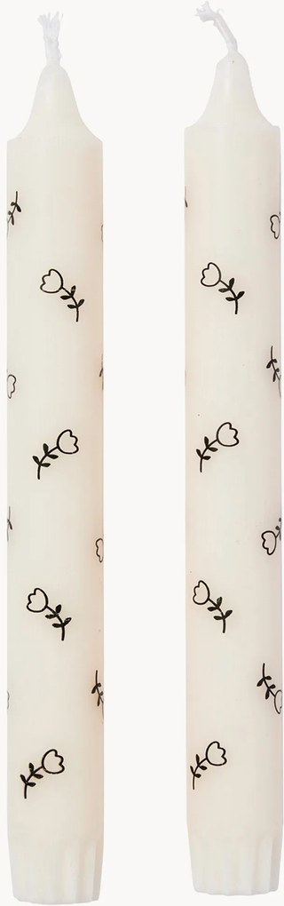 Handgemaakte dinerkaarsen Mai, 2-delig