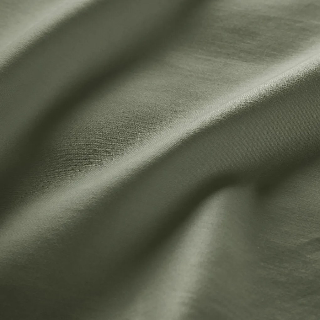 Effen katoenen satijnen laken, 153 draden, Opale