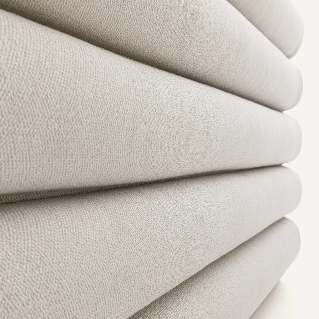 Bolvormig hoofdeinde, gemêleerde stof, breedte 220 cm, Kachka