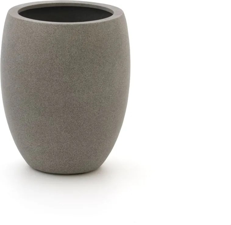 Bloempot Luca Lifestyle Grigio | Taupe Kunststof  | ø40cm | Geschikt voor buiten en binnen | Kees Smit Tuinmeubelen