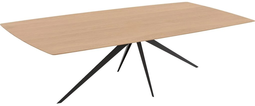 Goossens Excellent Eettafel Uniek, Semi rechthoekig 260 x 100 cm