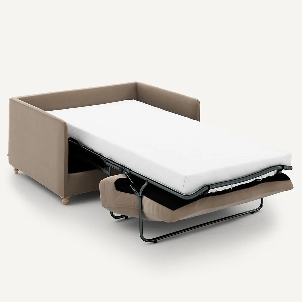 2-zits omvormbare zetel van fluweel, Lazare