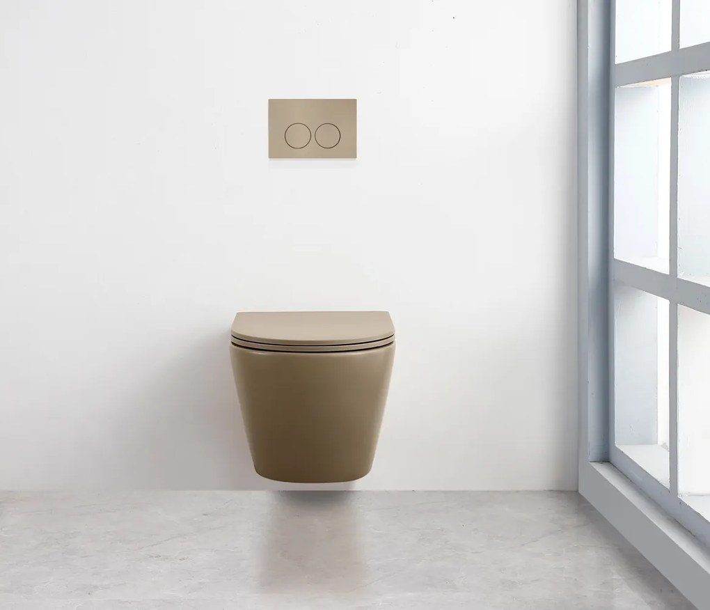 Delta 25 by Geberit bedieningsplaat taupe