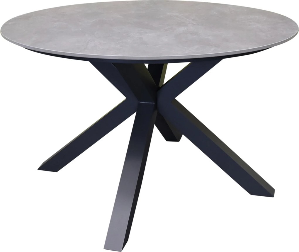 Puccini dining tuintafel 120xH75 cm rond met ceramic blad