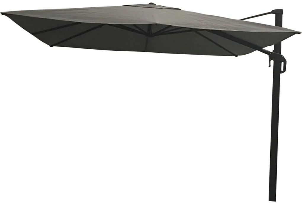 Nesling Coolfit zweefparasol PLUS 300x300 cm. - Antraciet