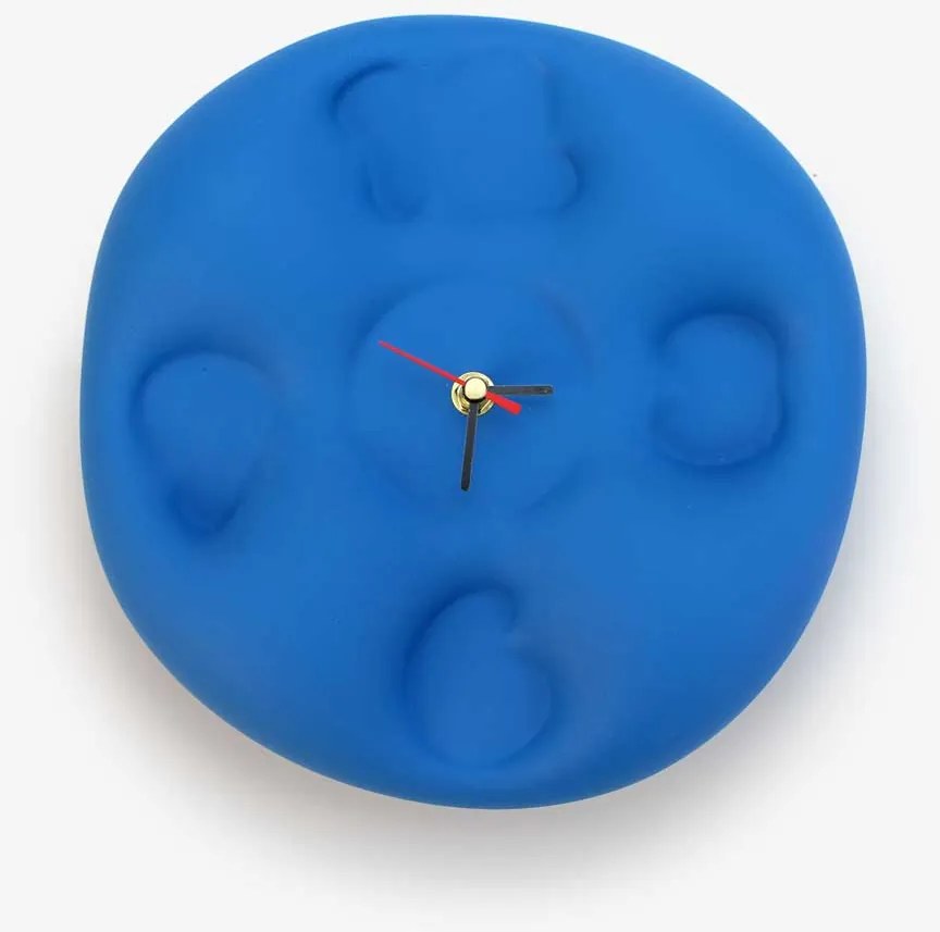 Teun Zwets - Bubble Clock Blauw