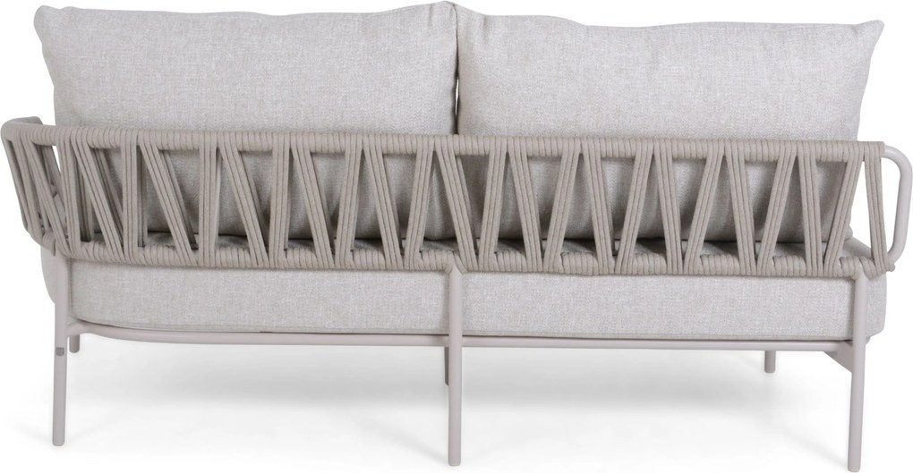 4 Seasons Outdoor Seasons Calma . Seater Bench Left Arm LOFT Aluminium Taupe