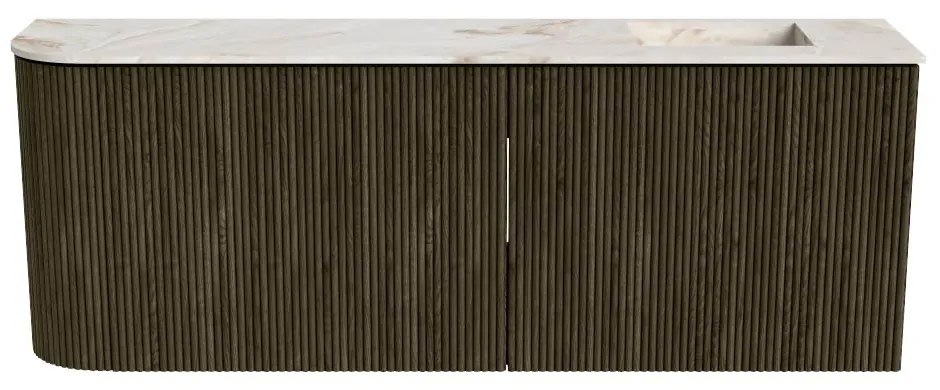 Mondiaz Joya DLux 110cm toiletmeubel ronding links shadow met wastafel faye rechts 1 kraangat frappe