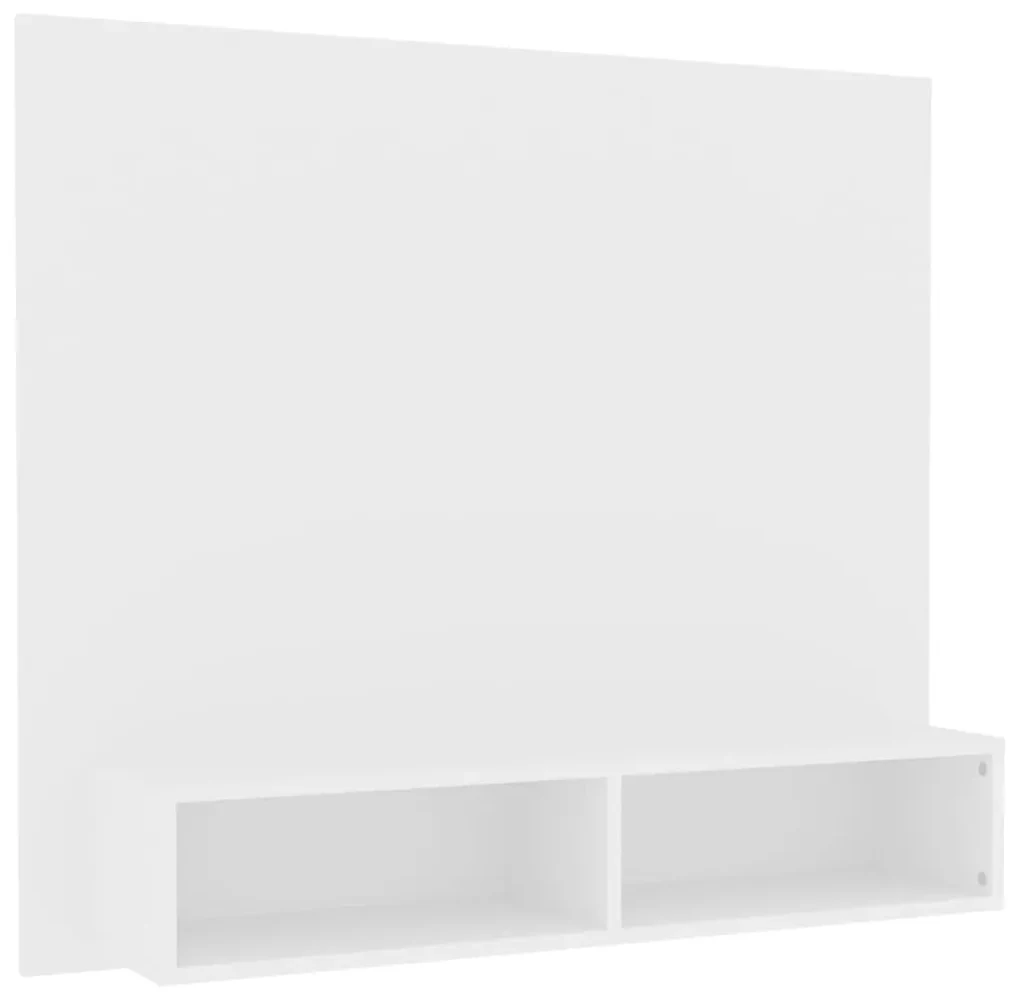 vidaXL Tv-wandmeubel 102x23,5x90 cm bewerkt hout wit