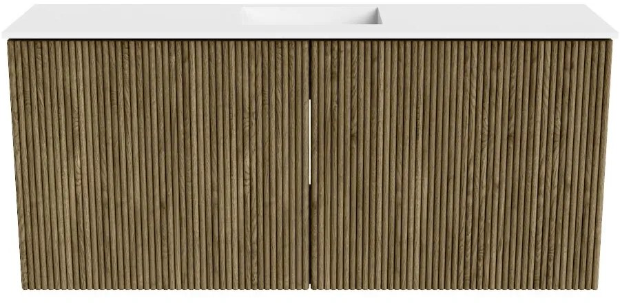 Mondiaz Joya 90cm toiletmeubel dusk met wastafel faye midden zonder kraangat talc