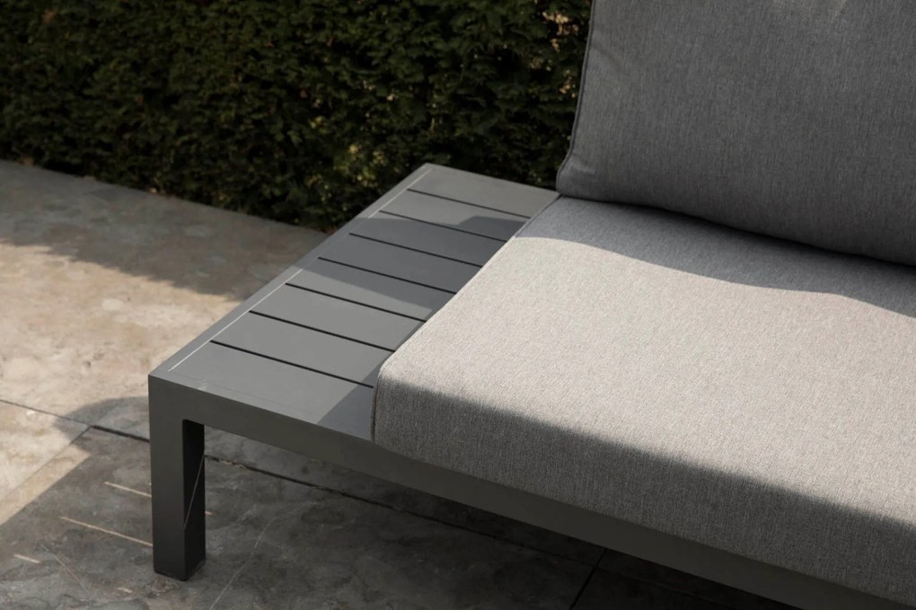 Exotan Hoek Loungeset - La Vida - Antraciet - Aluminium - Exotan