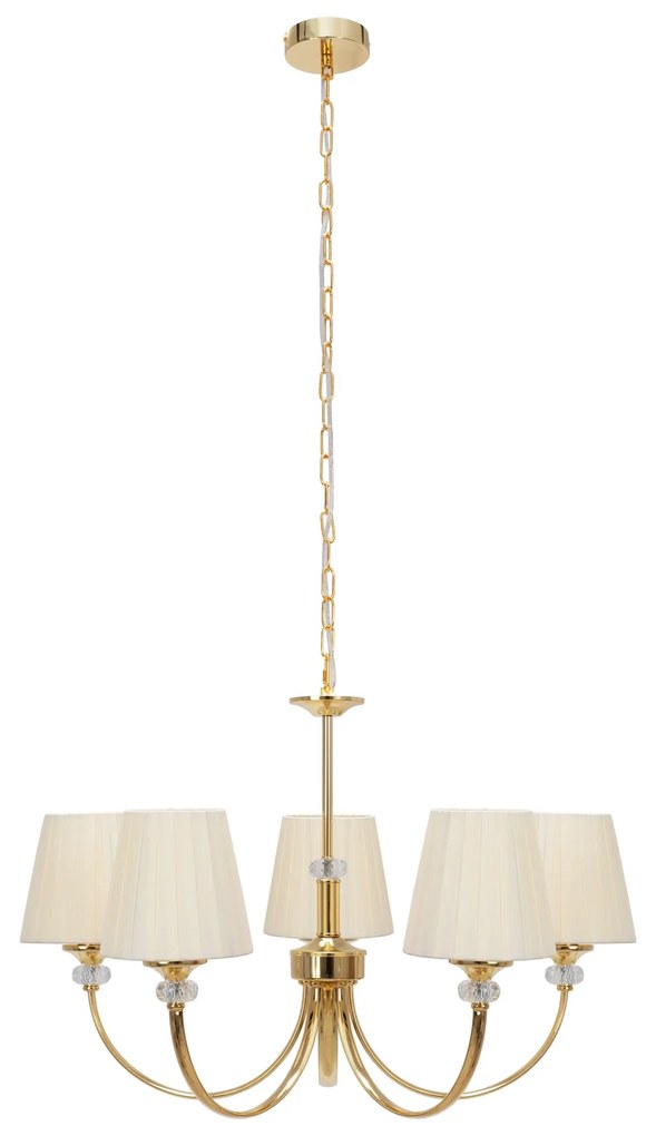 Hanglamp met APP1014-5CP-kristallen