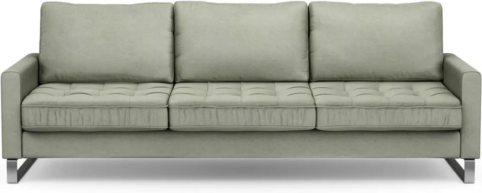 Rivièra Maison - West Houston Sofa 3,5 seater, velvet, mint - Kleur: groen