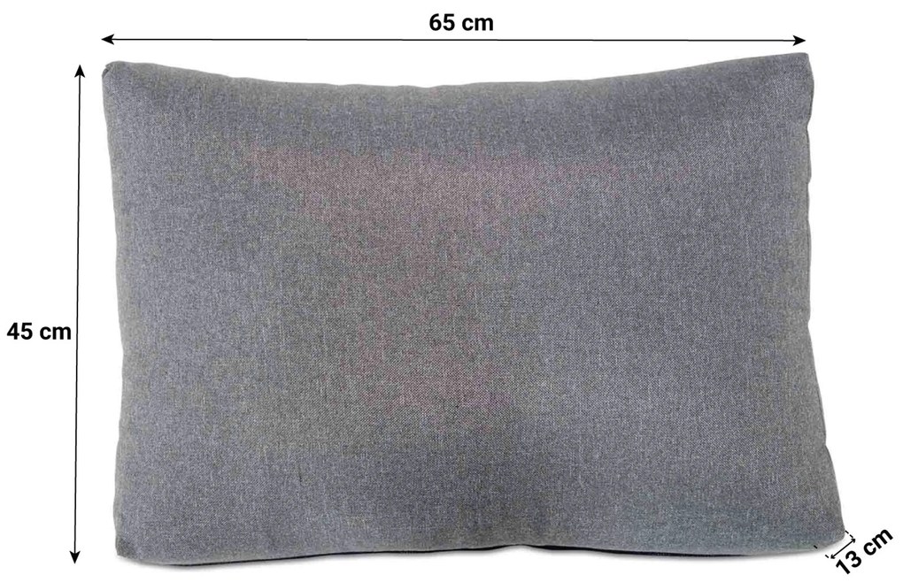 Santika Furniture Santika Corniche Hoekkussen Voor Loungeset Antraciet Textiel Grijs