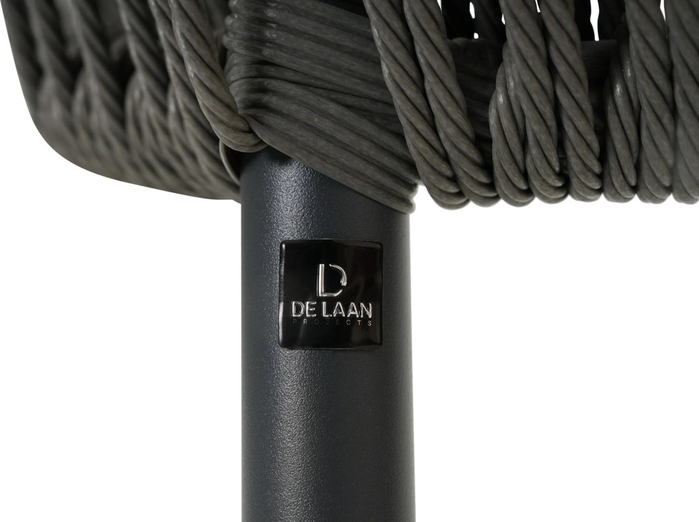 Tuinstoel Rope Grijs-antraciet De Laan Marbella