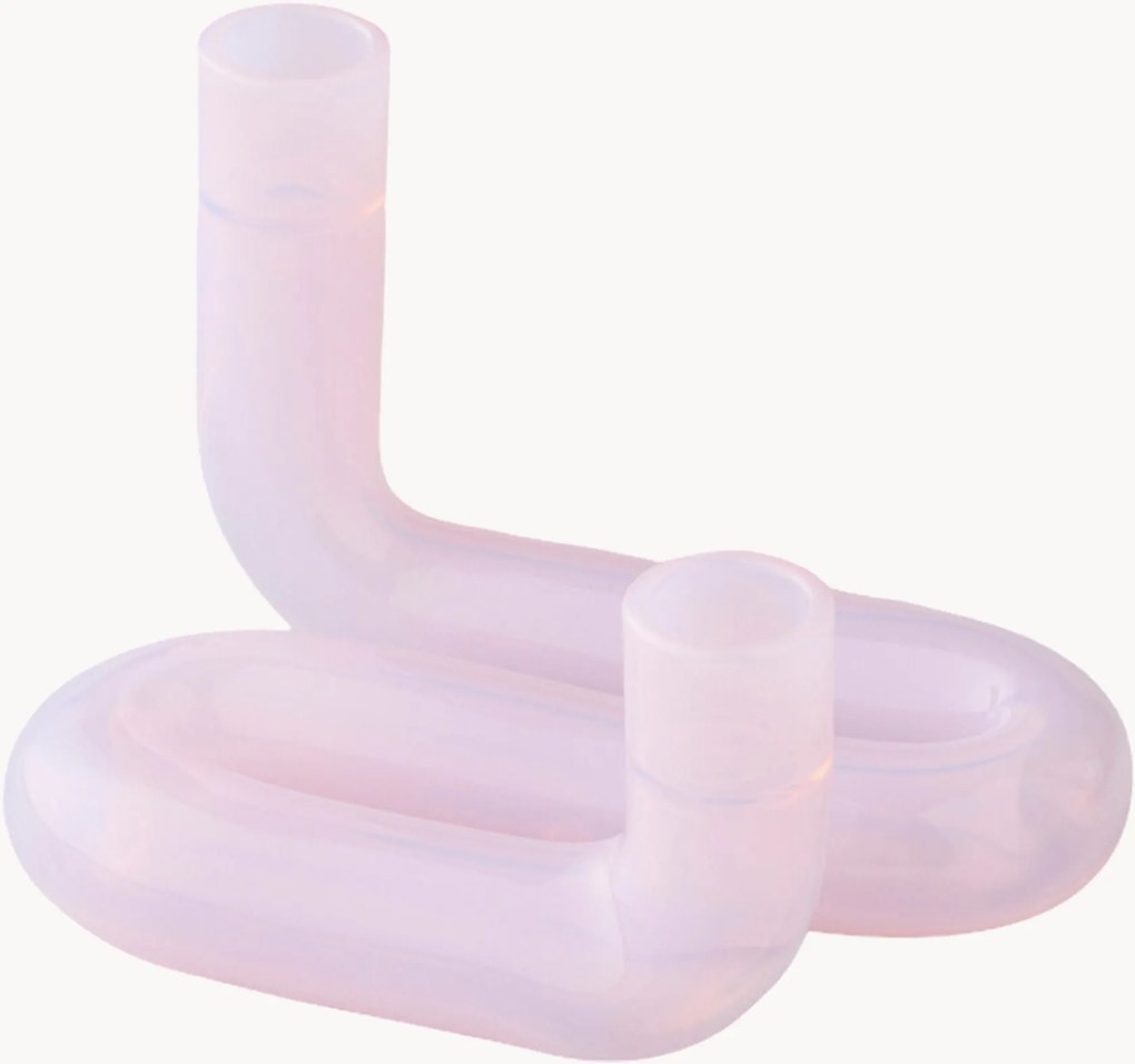 Kandelaar Wave van glas